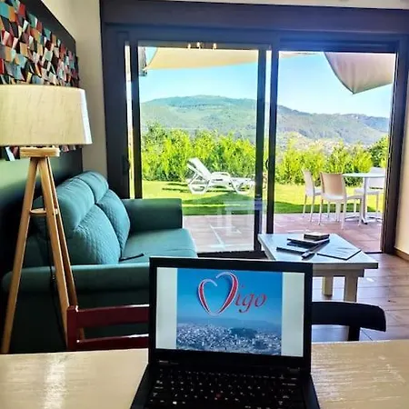 Casa Nueva En Vigo Rural Mos Con Jacuzzi Y Chimenea * Pontevedra