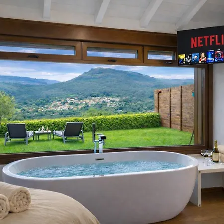 Holiday home Relax Natural En Vigo Rural Moss Con Jacuzzi Y Vistas