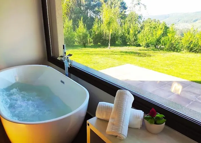 Relax Natural En Vigo Rural Moss Con Jacuzzi Y Vistas *