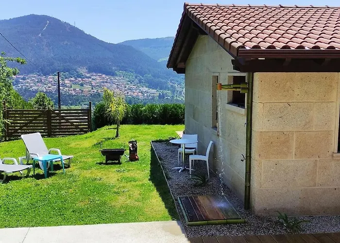 Relax Natural En Vigo Rural Moss Con Jacuzzi Y Vistas Pontevedra